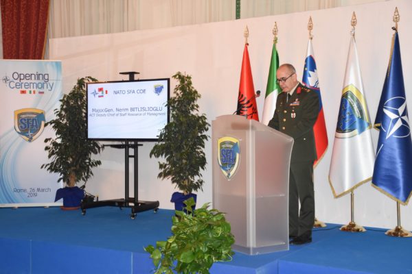 Deputy Chief of Staff Resource & Management  of ACT, Major General Nerim Bitlislioglu's  speech